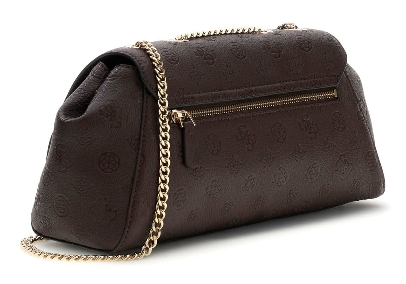 GUESS Blake Convertible Crossbody Flap Brown Logo GUESS Blake Convertible Crossbody Flap Brown Logo