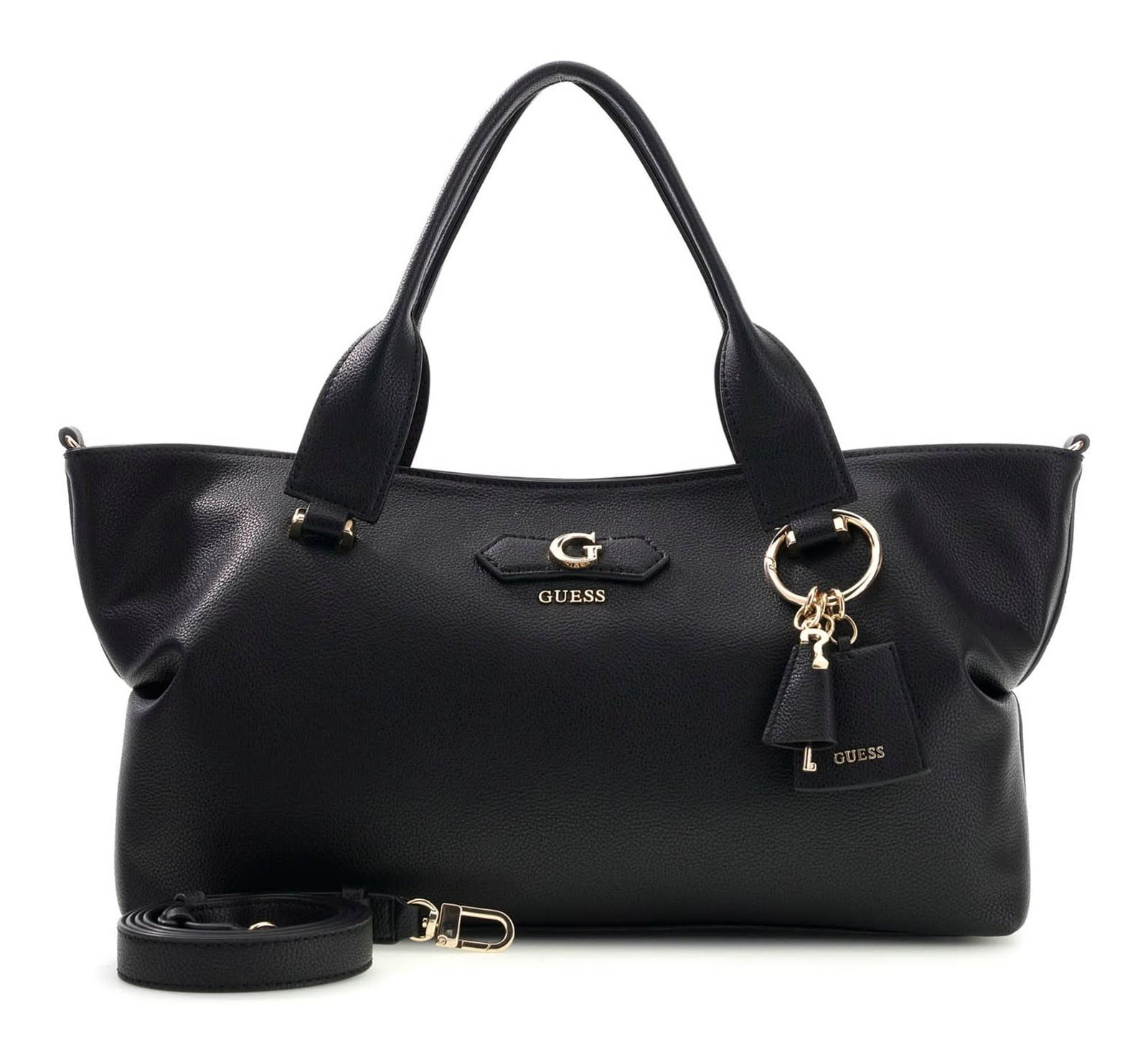 GUESS Suzy 3 Compartment Satchel Black