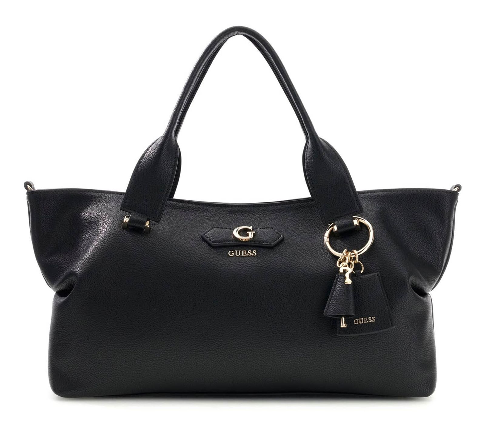 GUESS Suzy 3 Compartment Satchel Black GUESS Suzy 3 Compartment Satchel Black