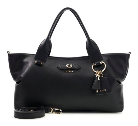 GUESS Suzy 3 Compartment Satchel Black GUESS Suzy 3 Compartment Satchel Black