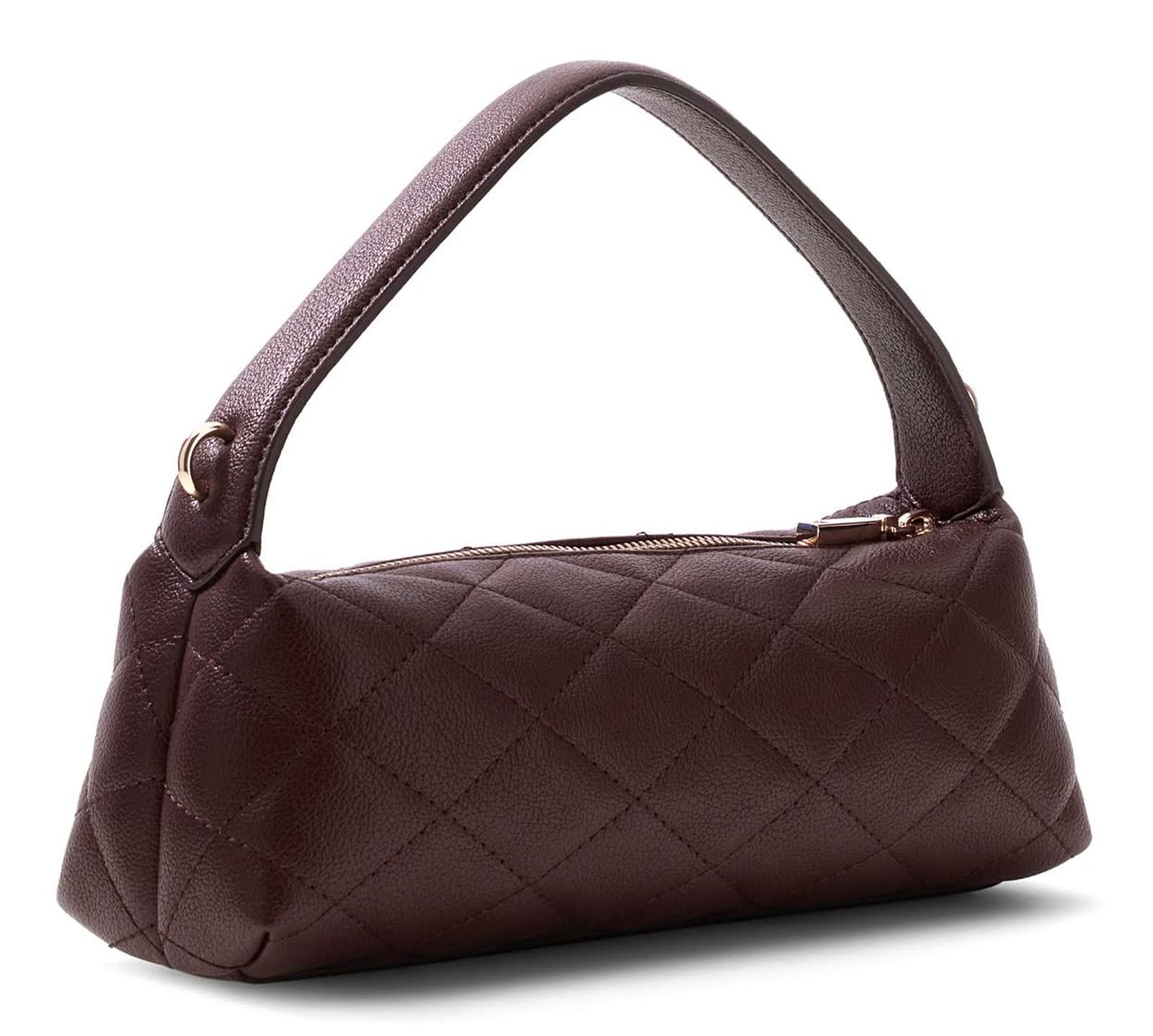 GUESS Frances Mini Top Zip Crossbody Bag Brown GUESS Frances Mini Top Zip Crossbody Bag Brown