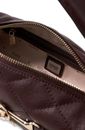 GUESS Frances Mini Top Zip Crossbody Bag Brown GUESS Frances Mini Top Zip Crossbody Bag Brown
