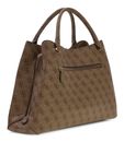 GUESS Yvonne Girlfriend Carryall Latte Logo