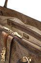GUESS Yvonne Girlfriend Carryall Latte Logo