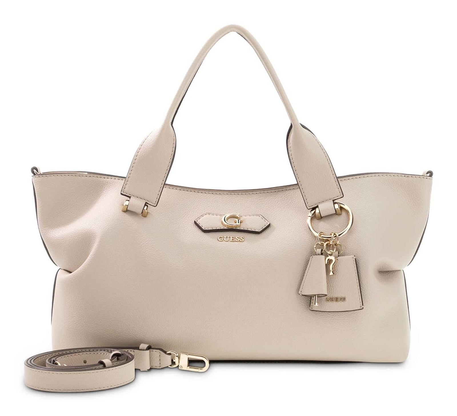 GUESS Suzy 3 Compartment Satchel Bone