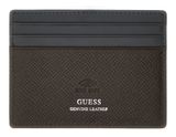GUESS Milano Card Holder Dark Oak / Grey