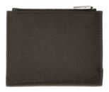 GUESS Milano Bifold Top Zip Wallet Dark Oak / Grey