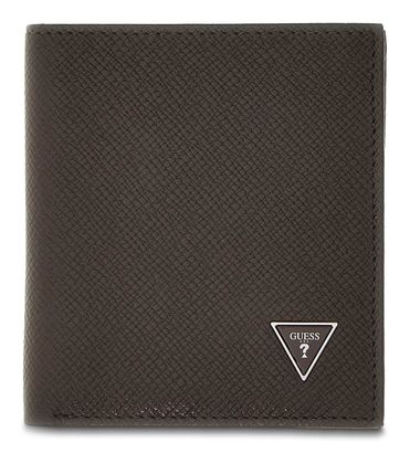 GUESS Milano Bifold Wallet S Dark Oak / Grey GUESS Milano Bifold Wallet S Dark Oak / Grey