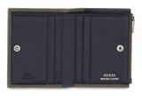 GUESS Milano Bifold Top Zip Wallet Grey / Blue