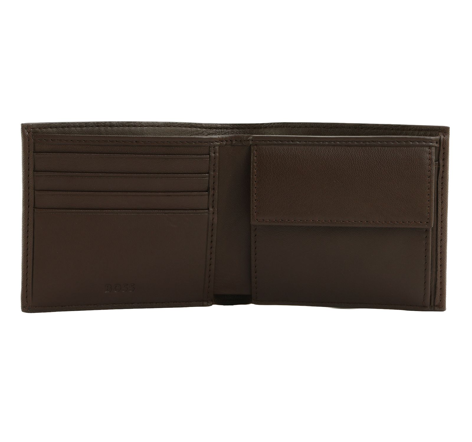 BOSS Northon 4CC Coin Wallet Dark Brown BOSS Northon 4CC Coin Wallet Dark Brown
