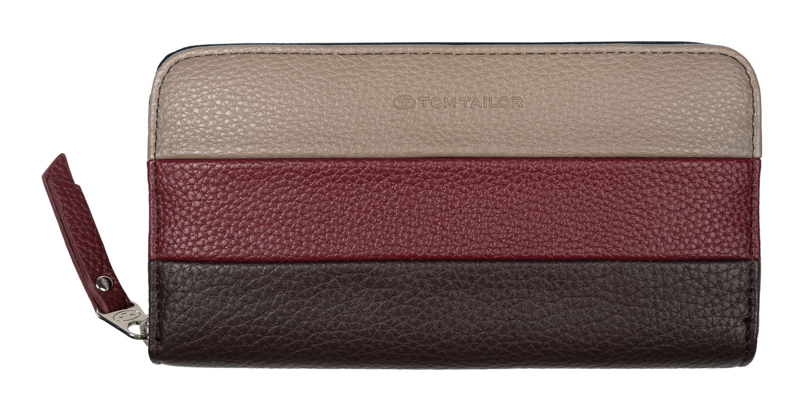 TOM TAILOR Ellen Long Zip Wallet Dark Brown