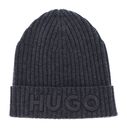 HUGO Beanie Dark Grey