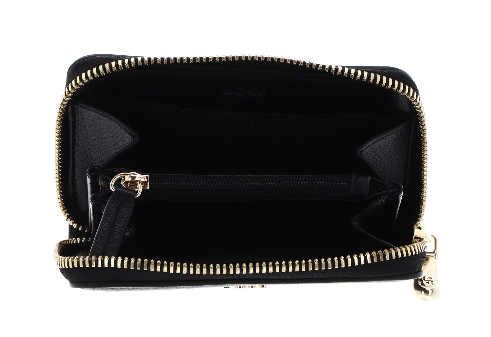 BOSS Sandy Mini Ziparound Wallet Black BOSS Sandy Mini Ziparound Wallet Black