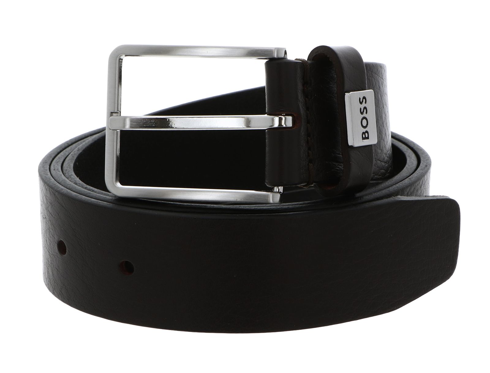 BOSS Elio Sz35 Leather Belt W120 Dark Brown