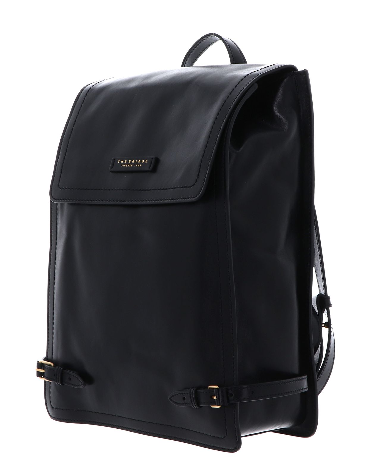 THE BRIDGE Monica Backpack Nero / Oro THE BRIDGE Monica Backpack Nero / Oro