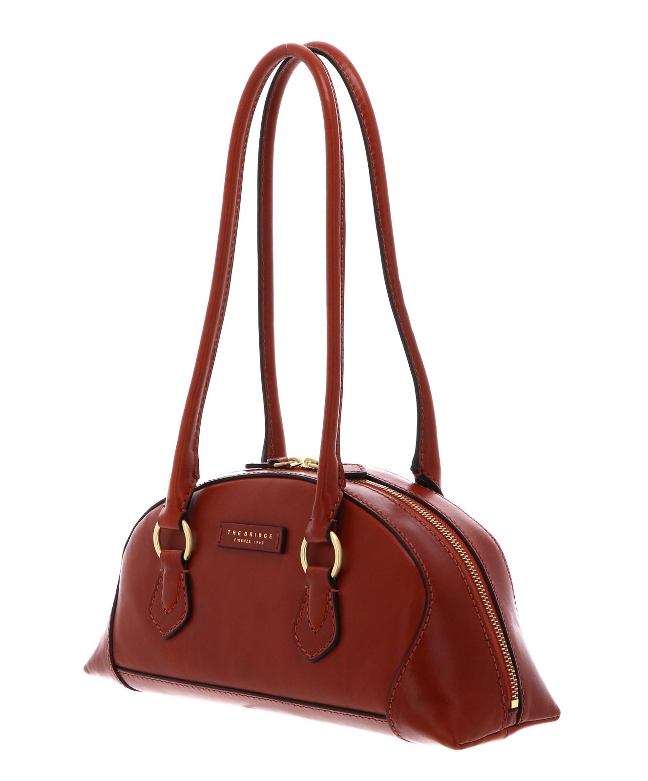 THE BRIDGE Magda Bowling Bag Zafferano / Oro THE BRIDGE Magda Bowling Bag Zafferano / Oro