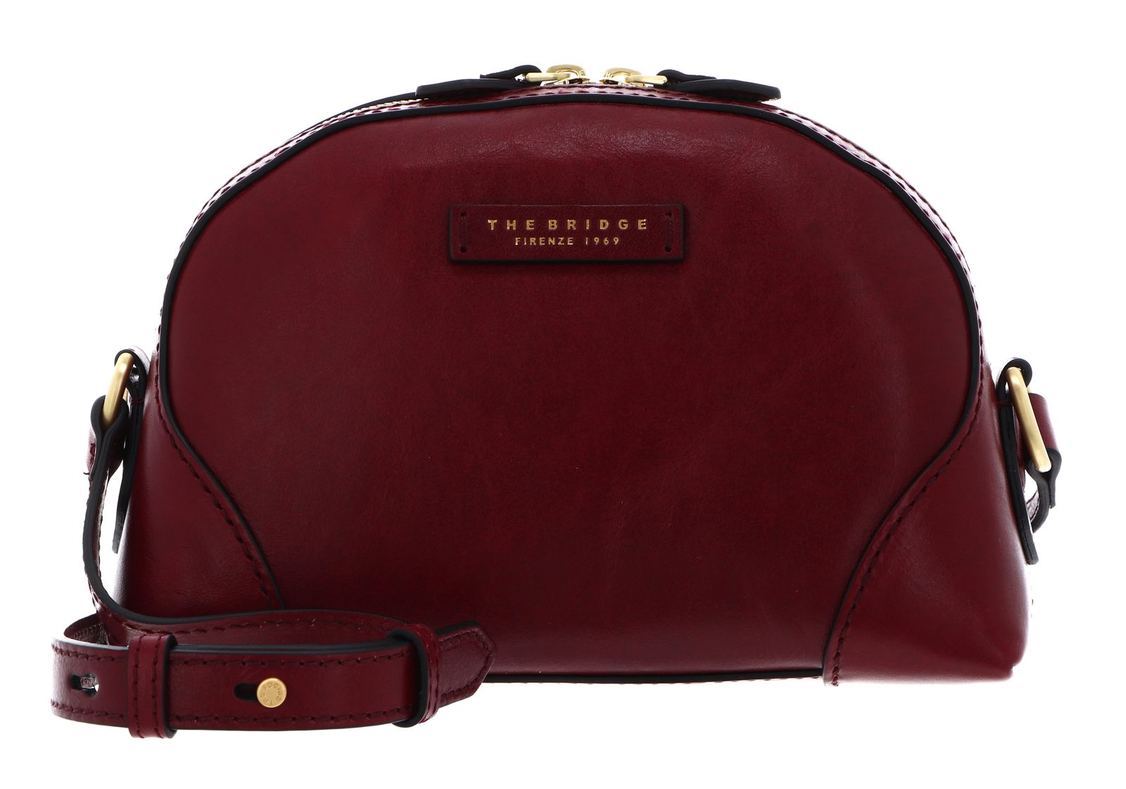 THE BRIDGE Magda Camera Case Wine Red / Oro