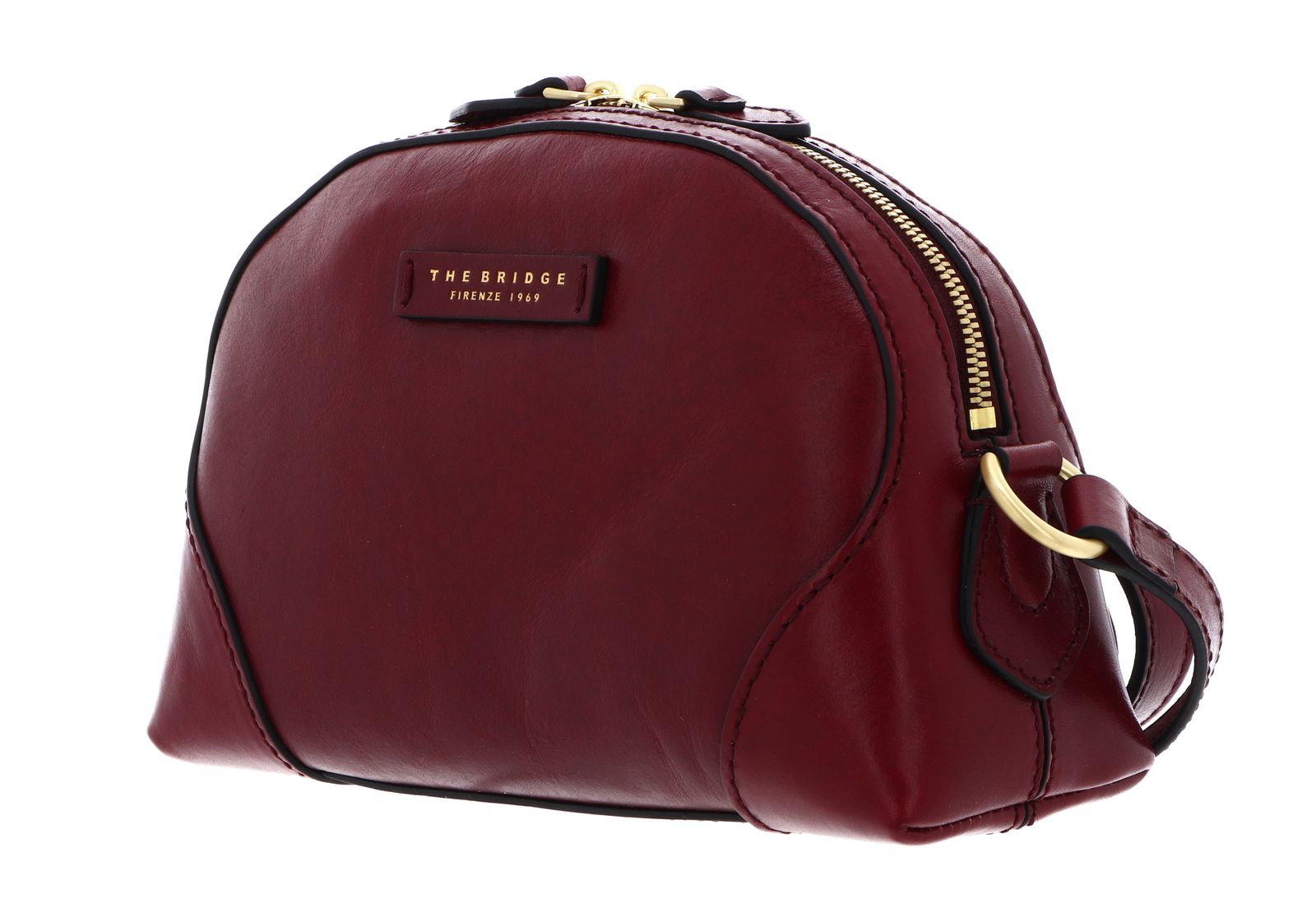 THE BRIDGE Magda Camera Case Wine Red / Oro THE BRIDGE Magda Camera Case Wine Red / Oro