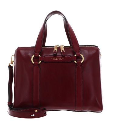 THE BRIDGE Laura Handbag With Shoulder Bag Wine Red / Oro