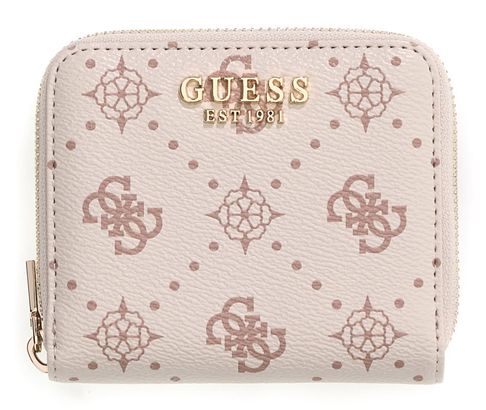 GUESS Allegra SLG Zip Around Wallet S Vanilla Logo