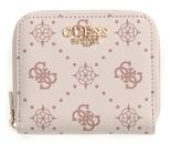 GUESS Allegra SLG Zip Around Wallet S Vanilla Logo GUESS Allegra SLG Zip Around Wallet S Vanilla Logo