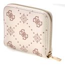 GUESS Allegra SLG Zip Around Wallet S Vanilla Logo GUESS Allegra SLG Zip Around Wallet S Vanilla Logo