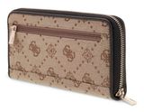 GUESS Dorothy SLG Zip Around Wallet L Latte Logo / Black GUESS Dorothy SLG Zip Around Wallet L Latte Logo / Black