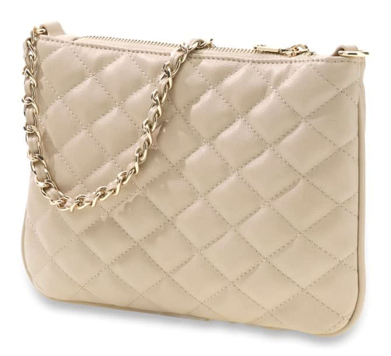 GUESS Frances Flat Pouch Bone GUESS Frances Flat Pouch Bone