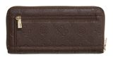 GUESS Blake SLG Zip Around Wallet L Brown Logo