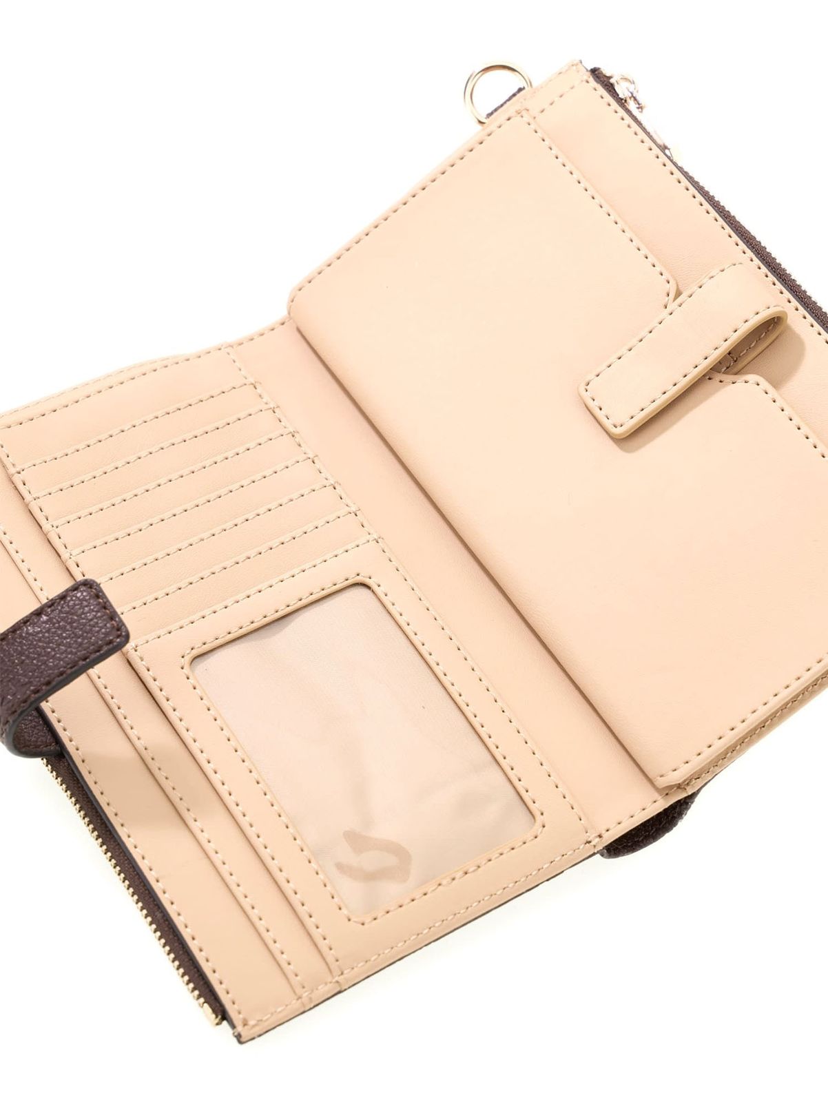 GUESS Blake SLG Double Zip Organizer Brown Logo GUESS Blake SLG Double Zip Organizer Brown Logo