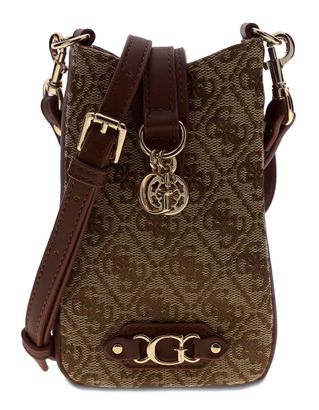 GUESS Samantha Phone Case Latte Logo / Brown