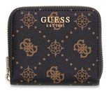 GUESS Allegra SLG Zip Around Wallet S Espresso Logo GUESS Allegra SLG Zip Around Wallet S Espresso Logo