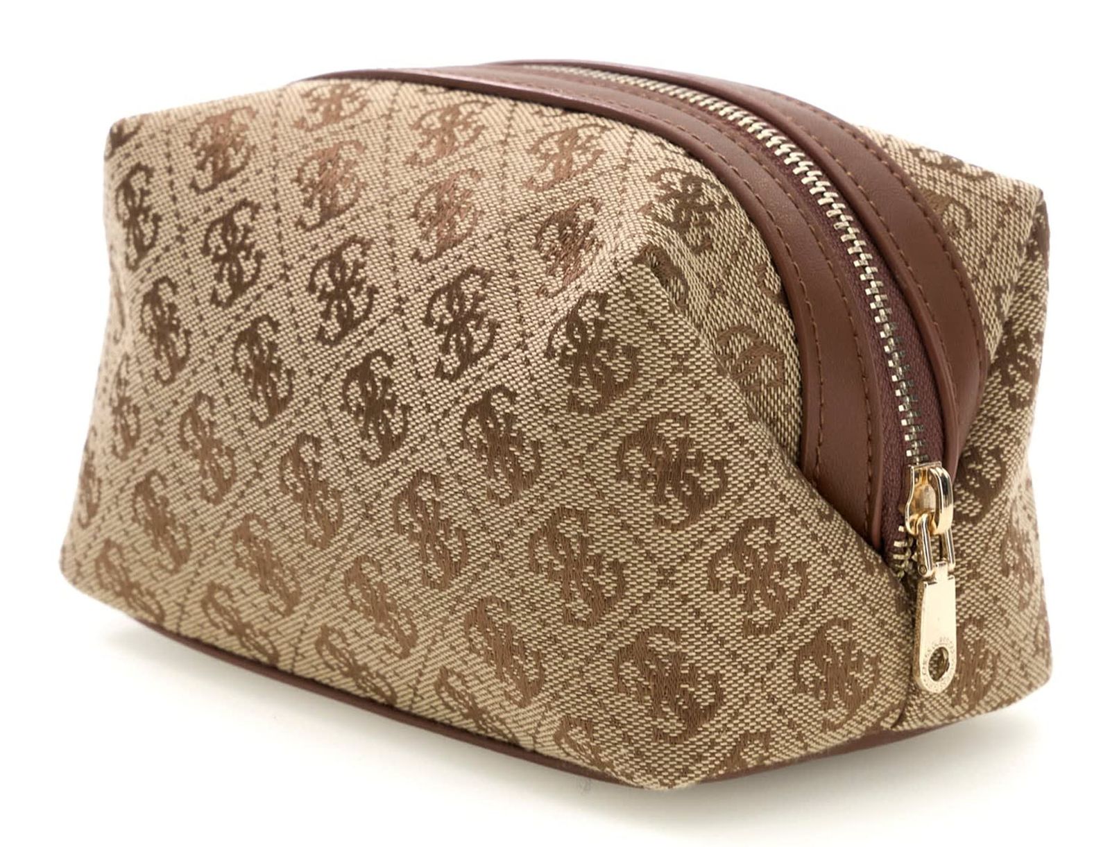 GUESS Samantha Toiletry Beauty S Latte Logo / Brown GUESS Samantha Toiletry Beauty S Latte Logo / Brown