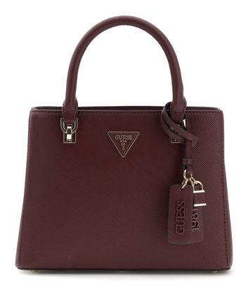 GUESS Noelle II Multi Compartment Satchel S Burgundy