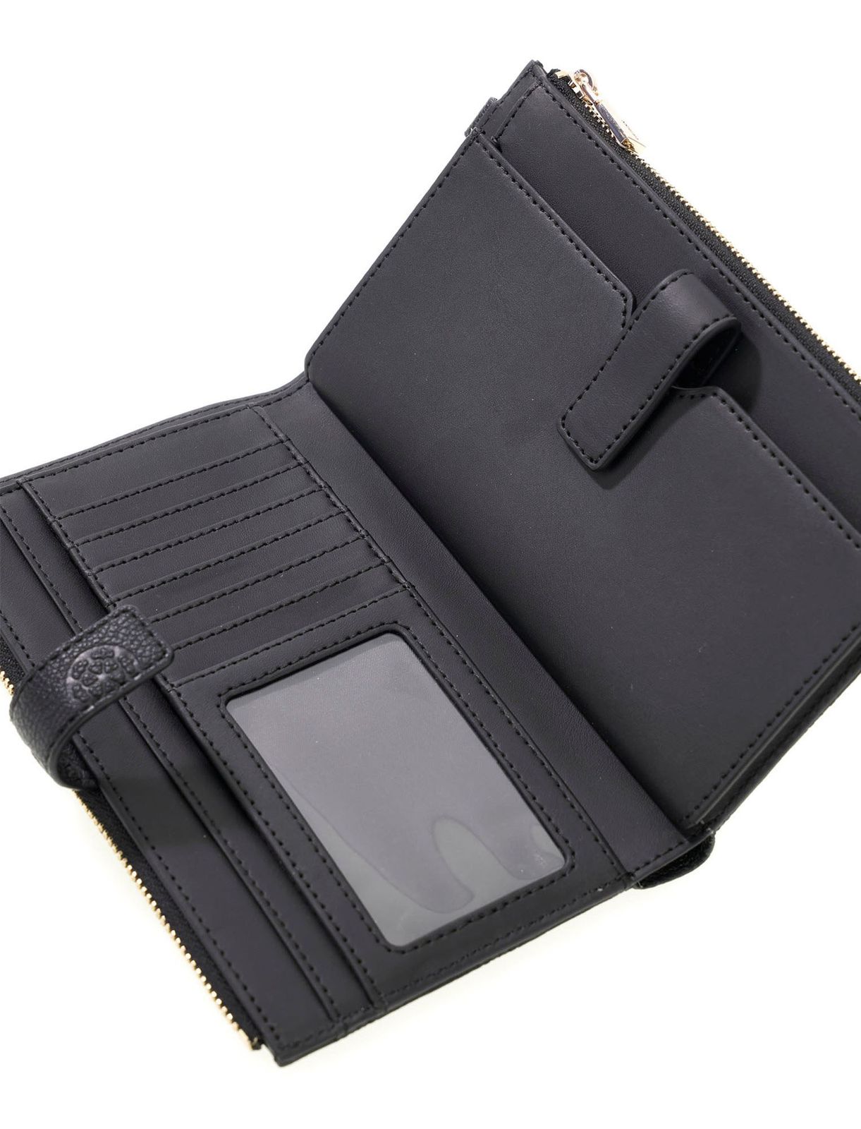 GUESS Blake SLG Double Zip Organizer Black Logo GUESS Blake SLG Double Zip Organizer Black Logo