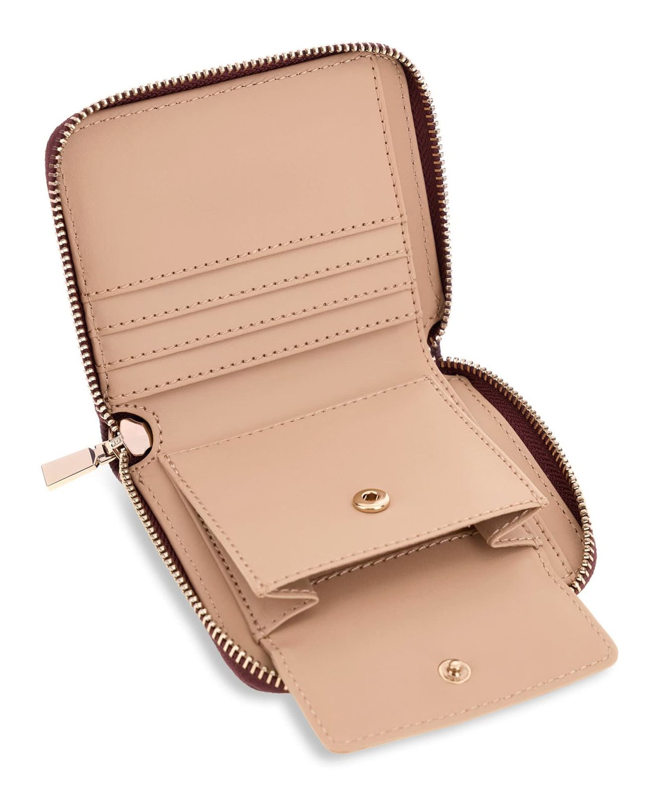 GUESS Laurel II SLG Small Zip Around Wallet S Burgundy GUESS Laurel II SLG Small Zip Around Wallet S Burgundy