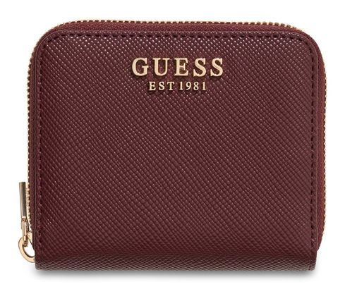 GUESS Laurel II SLG Small Zip Around Wallet S Burgundy GUESS Laurel II SLG Small Zip Around Wallet S Burgundy