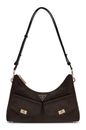 GUESS Blake Convertible Shoulder Bag Brown Logo