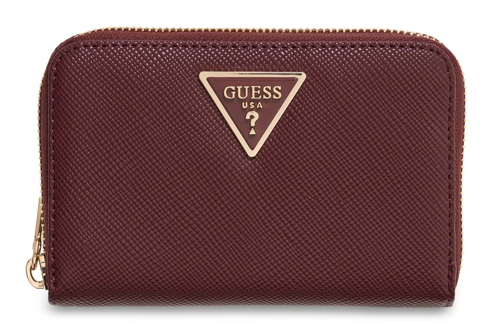 GUESS Laurel II SLG Medium Zip Around Wallet Burgundy