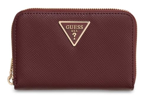GUESS Laurel II SLG Medium Zip Around Wallet Burgundy
