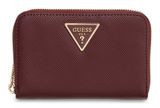 GUESS Laurel II SLG Medium Zip Around Wallet Burgundy GUESS Laurel II SLG Medium Zip Around Wallet Burgundy