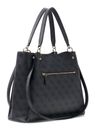 GUESS Lorella Logo Girlfriend Tote Coal Logo GUESS Lorella Logo Girlfriend Tote Coal Logo