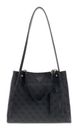 GUESS Lorella Logo Girlfriend Tote Coal Logo GUESS Lorella Logo Girlfriend Tote Coal Logo