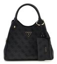 GUESS Lorella Logo Girlfriend Tote Coal Logo GUESS Lorella Logo Girlfriend Tote Coal Logo