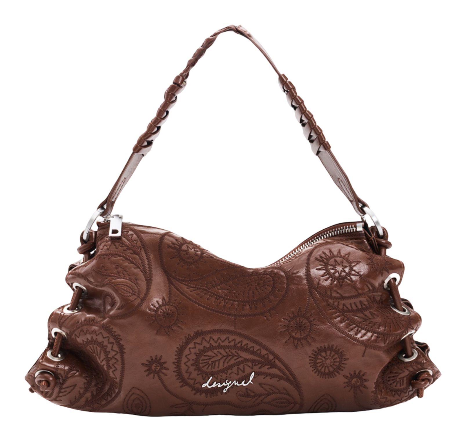 Desigual Siroco Xela Shoulder Bag Camel