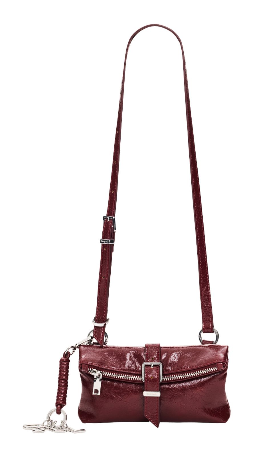 Desigual Mone Half Logo Clutch Garnet