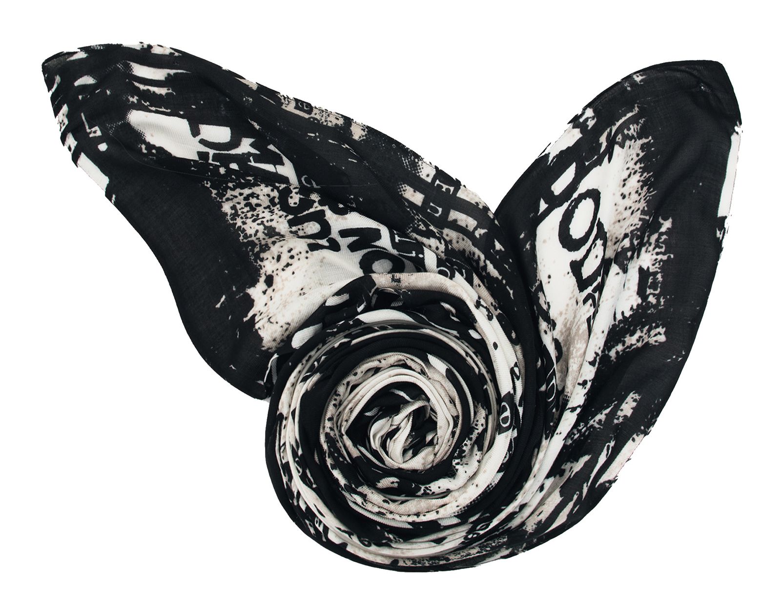 Desigual Fou Lettering Foulard Beige Crude Desigual Fou Lettering Foulard Beige Crude