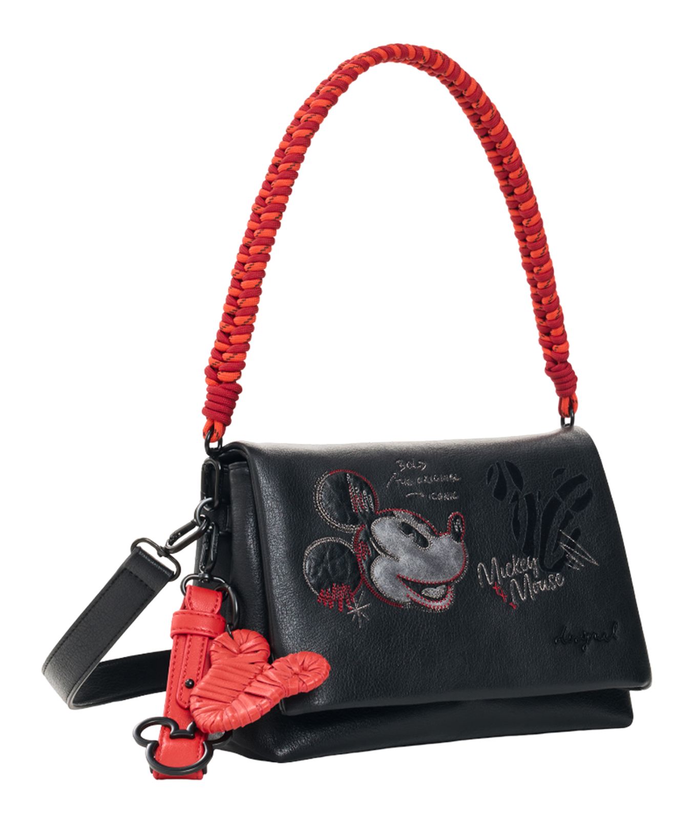 Desigual Mickey Face Venecia 4.0 Crossbody Bag Black Desigual Mickey Face Venecia 4.0 Crossbody Bag Black