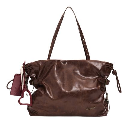 Desigual Galaxy Lifta 2.0 Shopping Bag Chocolate Desigual Galaxy Lifta 2.0 Shopping Bag Chocolate