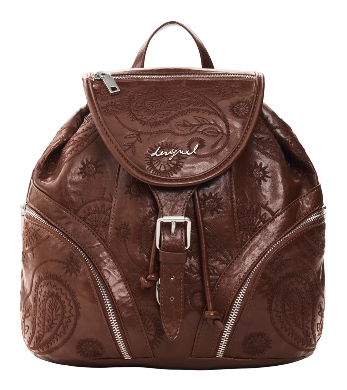 Desigual Siroco Tula Mini Backpack Camel